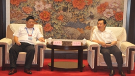 遼寧省政府副省長邴志剛會見全國臺企聯會長王屏生