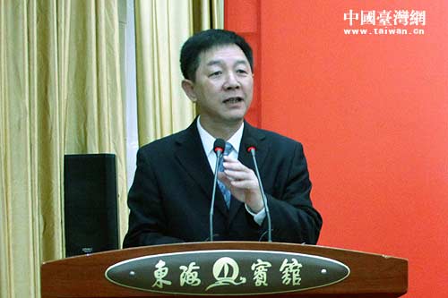 中華名樓文化研討會20日上午在煙臺開幕,中共中央臺辦、國務院臺辦副主任葉克冬出席並致辭