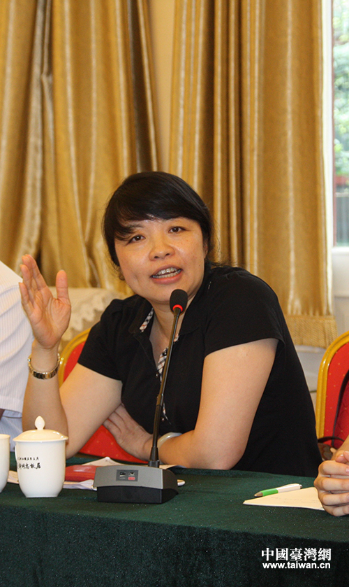 中國宋慶齡基金會港澳臺事務部部長陳愛民出席論壇並發表感言。(中國臺灣網 普燕 攝) 中國宋慶齡基金會港澳臺事務部部長陳愛民出席論壇並發表感言。(中國臺灣網 普燕 攝)