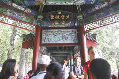 頤和園APP可自動解說 3000株古樹設置二維碼