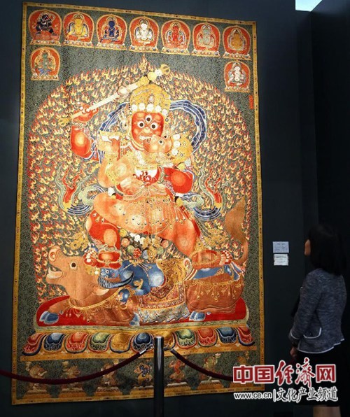 劉益謙買下的永樂年間禦制唐卡 劉益謙買下的永樂年間禦制唐卡