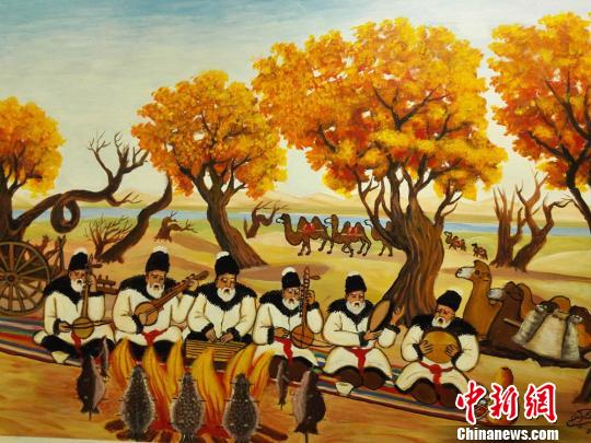 “氤氳絲路·畫說新疆·走進喀什”油畫展開幕