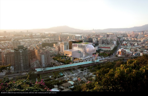 文創新地標臺北藝術中心上梁2016年秋正式啟用