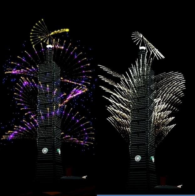 臺北101跨年煙火秀提前曝光 融合科技與傳統 臺北101跨年煙火秀提前曝光 融合科技與傳統