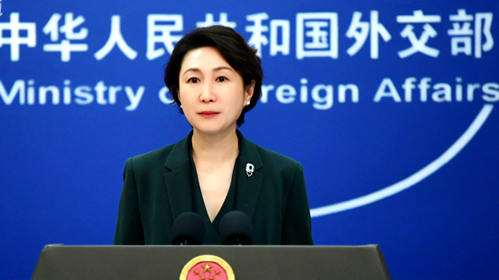 中方依法依規採取措施完全正當、合理、合法