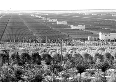 甘肅敦煌建成大規模光電產業園