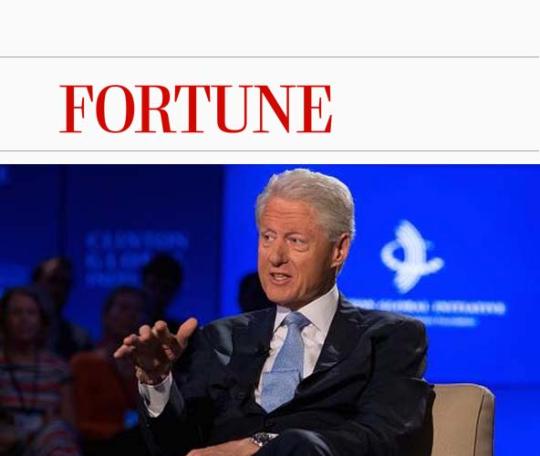 克林頓盛讚馬雲顧客至上經營理念 克林頓盛讚馬雲顧客至上經營理念