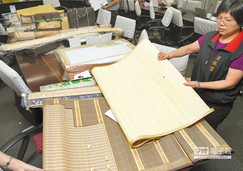 臺灣消保部門抽檢出“毒涼席”甲醛超標14.9倍