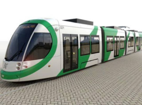 高雄輕軌車輛已運抵臺灣首條輕軌工程持續進行 高雄輕軌車輛已運抵臺灣首條輕軌工程持續進行