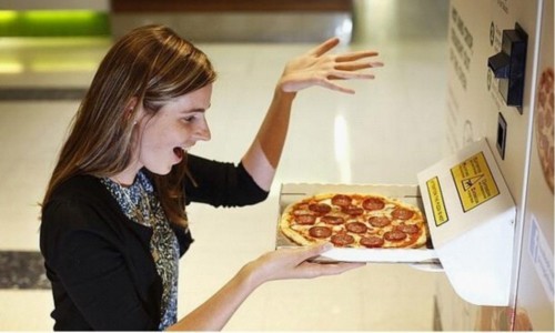 悉尼現比薩自動販賣機 3分鐘即可制出美味