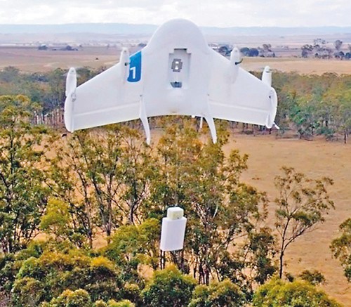 谷歌擬于2017年在全美推出無人機送貨服務