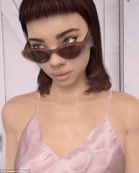 一位名叫里爾·米克拉(Lil Miquela)的模特在社交網站Instagram上不斷曬照
