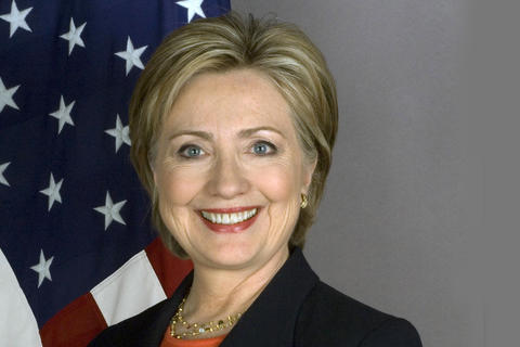 資料圖：美國前國務卿希拉里·克林頓
