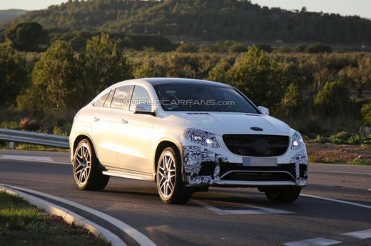 奔馳GLE63AMGCoupe無偽諜照曝光