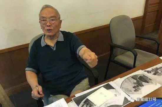 “季羨林億元遺產案”一審時,季承在法庭發表意見。一中院供圖