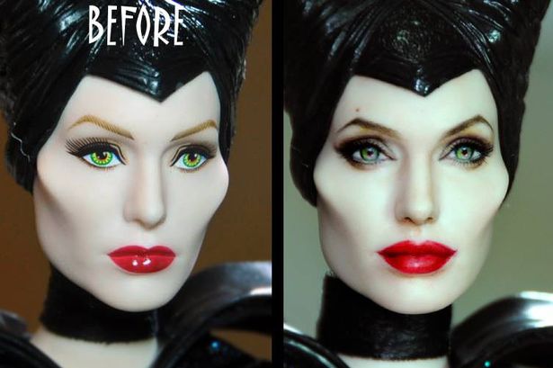 American artist Noel Cruz made plastic dolls out of film figures.