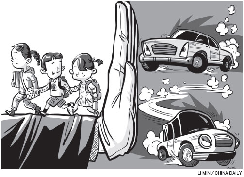 Motorization not at the cost of kids' lives