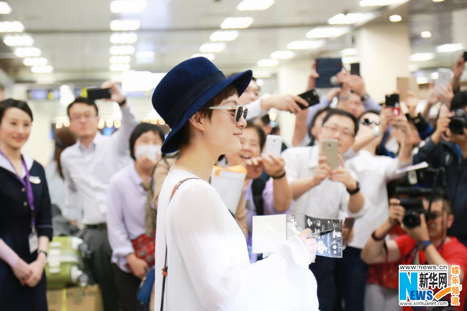 Sun Li promotes TV drama in Taiwan