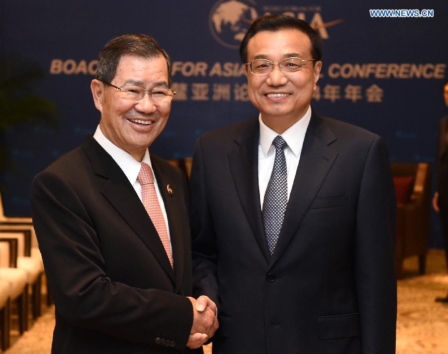 CHINA-BOAO-LI KEQIANG-VINCENT SIEW-MEETING (CN)