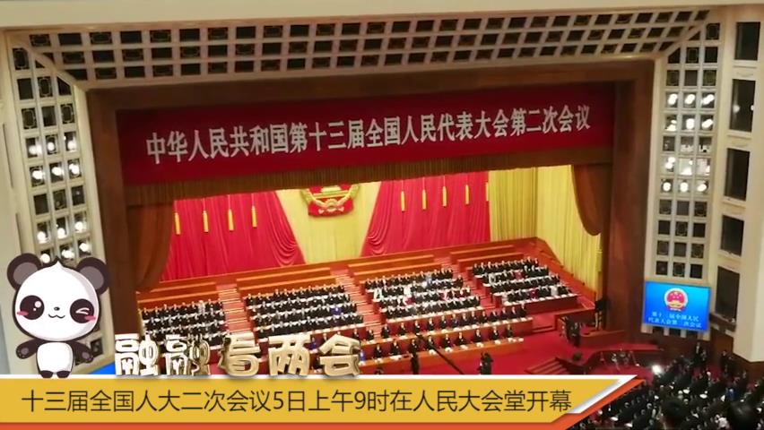 【融融看兩會】十三屆全國人大二次會議在國歌中開幕圖片