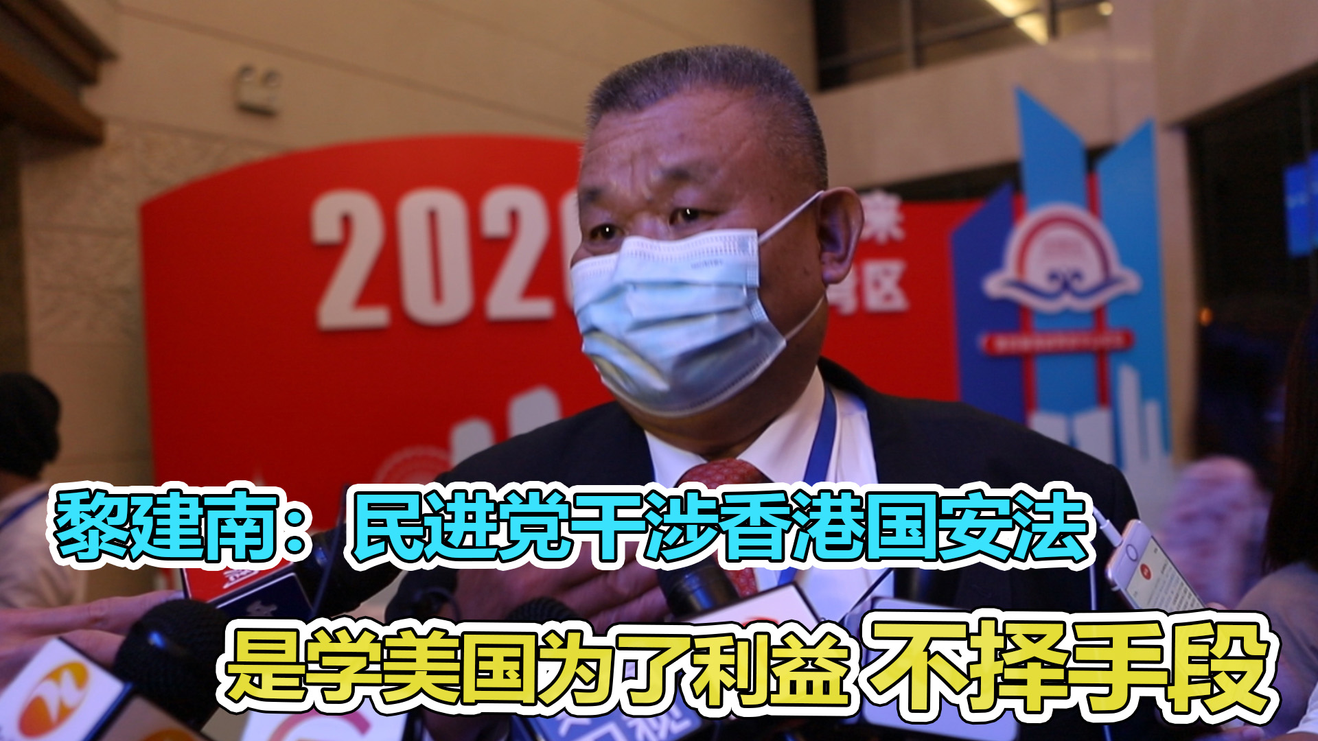 黎建南：民進黨幹涉香港國安法是學美國為了利益不擇手段圖片