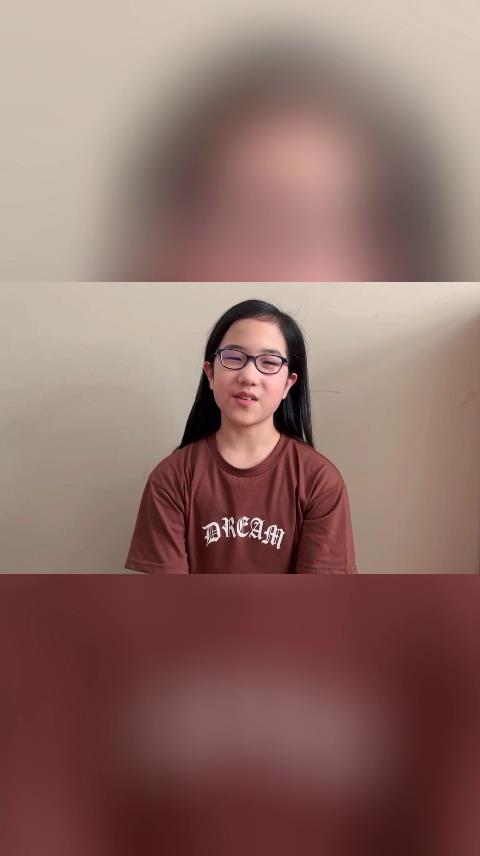 結對子小夥伴張粲依感言圖片