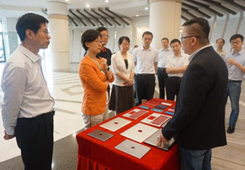 江蘇省臺辦主任練月琴在泰州專項調研“31條惠臺措施”落實情況